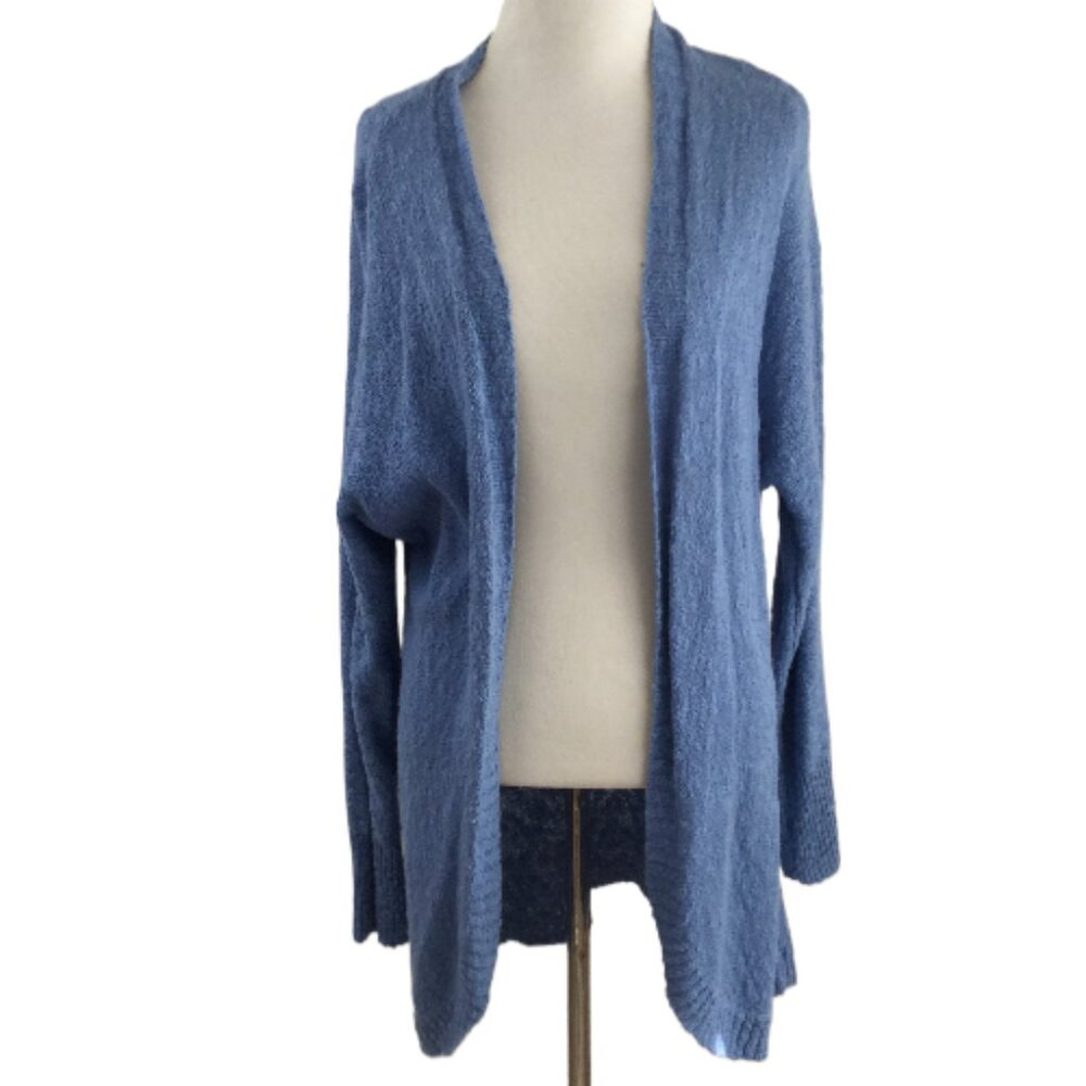 PureJill Open Front Blue Cardigan s